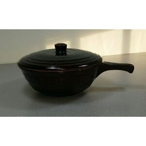 MAR CREST OVEN PROOF STONEWARE USA COVERED CASSEROLE
